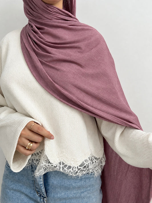 MAUVE TEXTURED Jersey