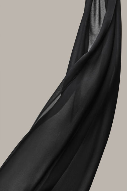 BLACK SUPREME CHIFFON