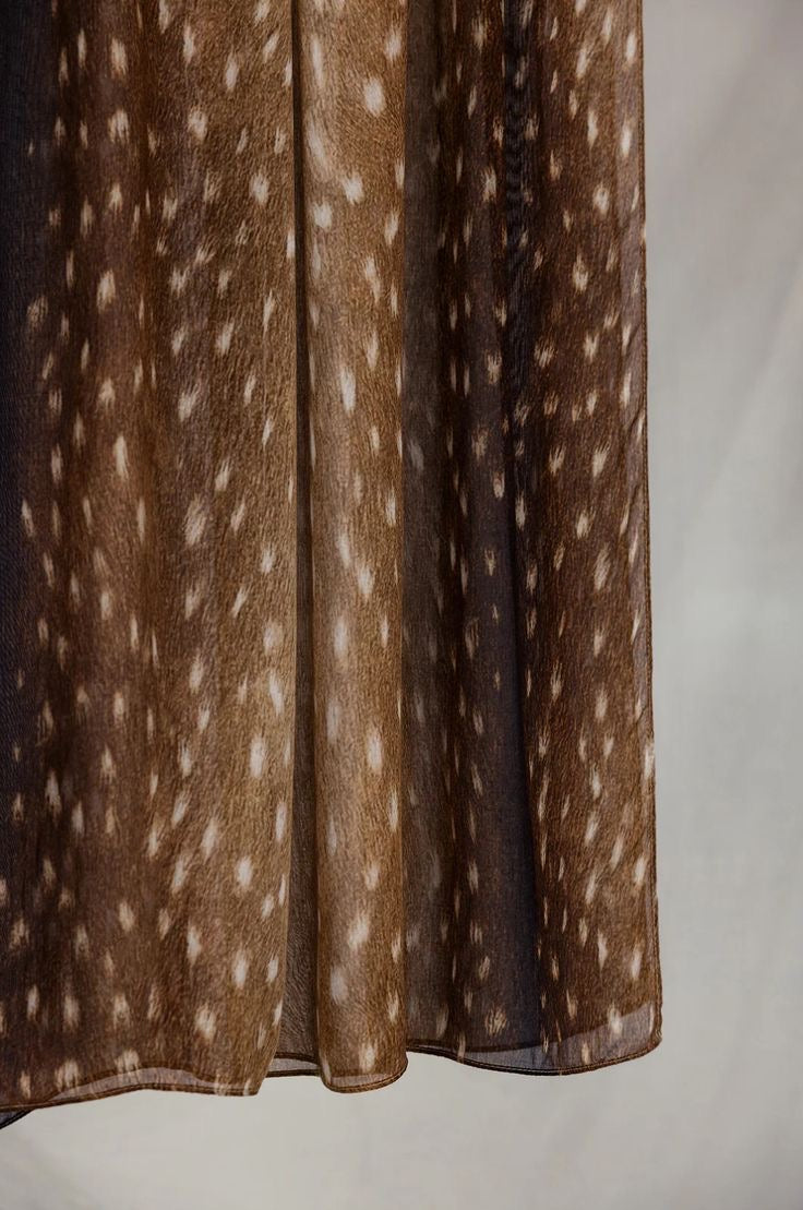 DEER Printed Chiffon Hijab