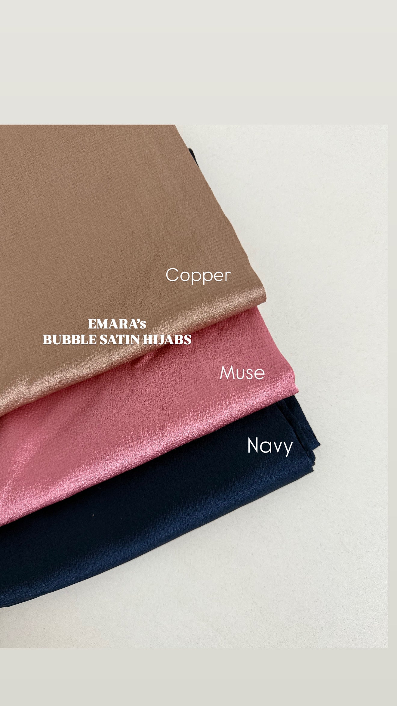 Bubble SATIN HIJABS