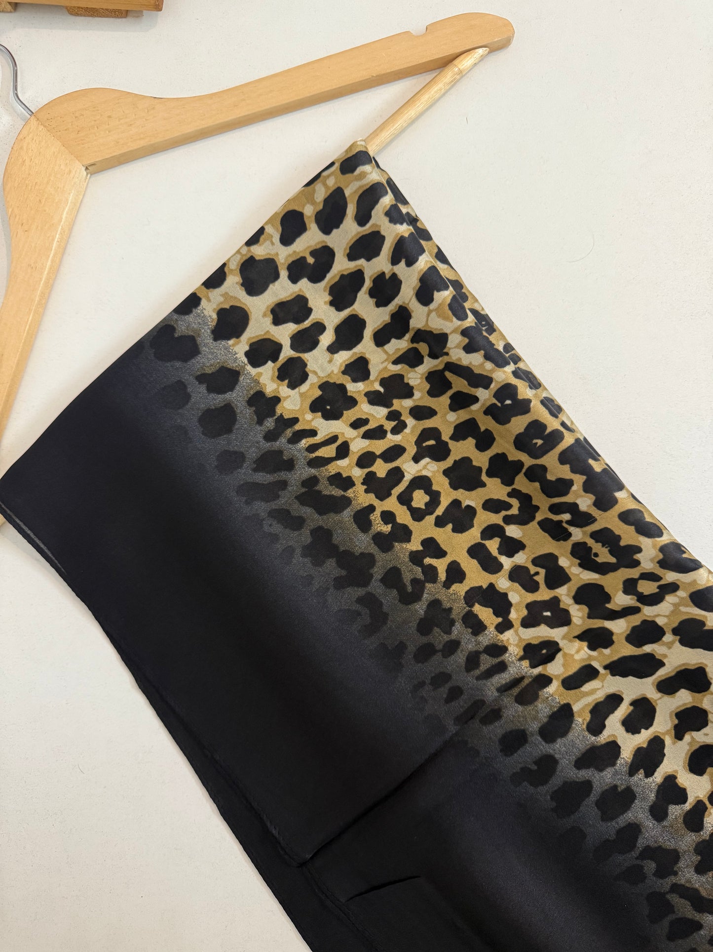 CHEETAH Print Silk Hijab