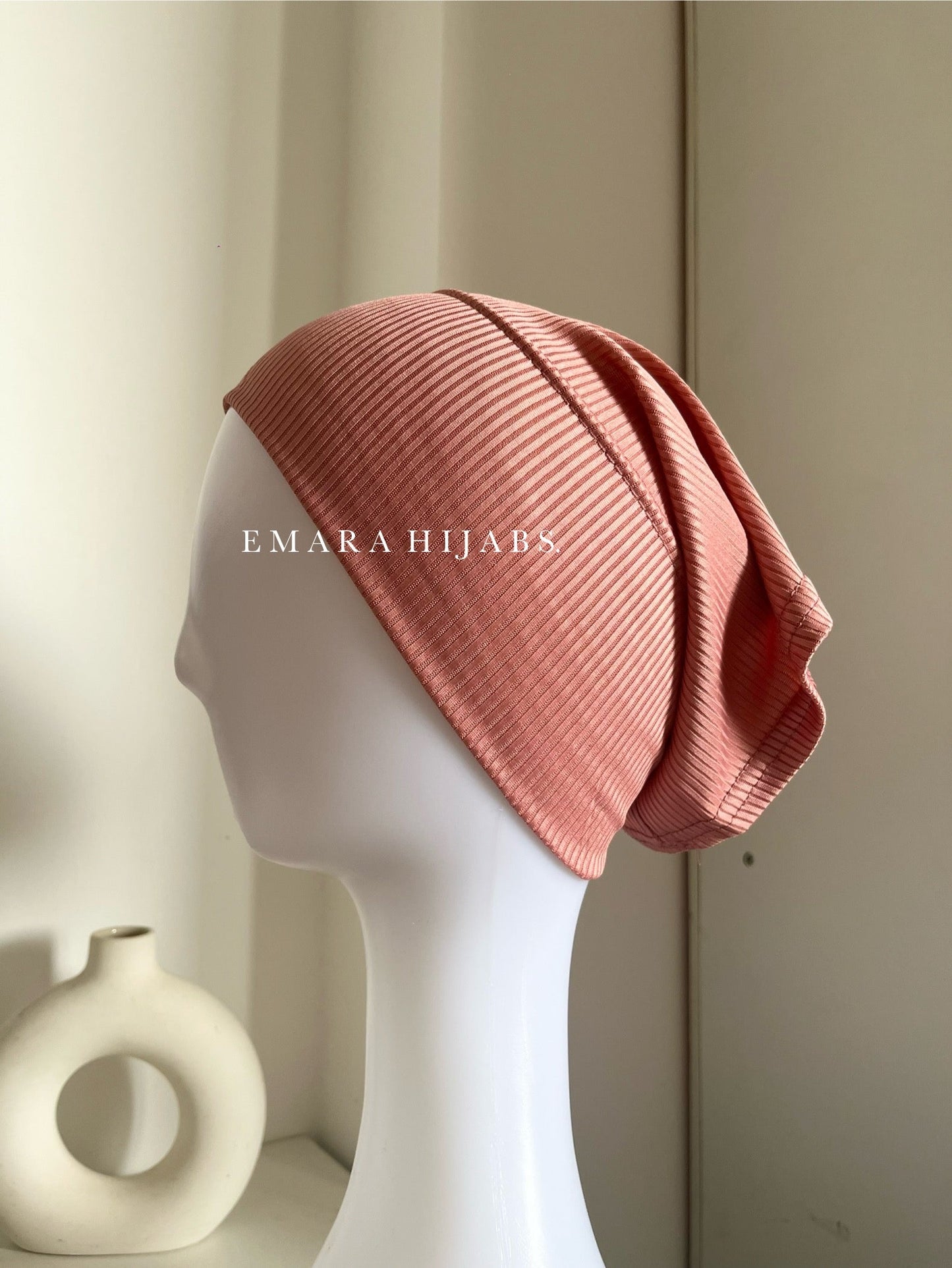 Rose Ribbed Tube Cap