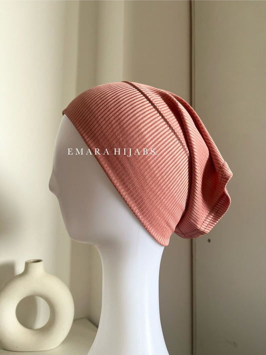 Rose Ribbed Tube Cap